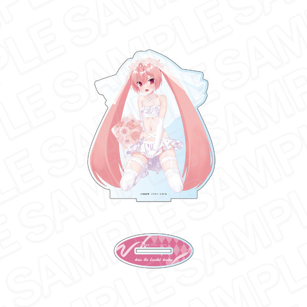 "Aria of the Crimson Bullet" Hologram Large Acrylic Stand: Aria Kanzaki H. - Swimsuit Wedding Ver.