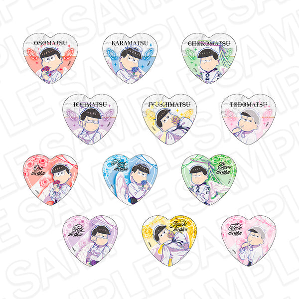 『おそ松さん』ハート型ホログラムカンバッジ(ランダム) Angel ver. セット