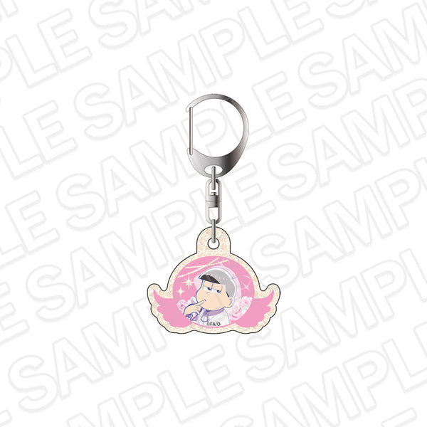 『おそ松さん』ラメアクリルキーホルダー トド松 Angel ver.