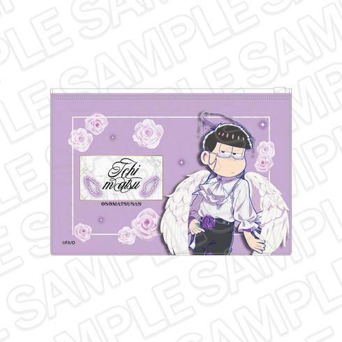 『おそ松さん』クリアポーチ 一松 Angel ver.