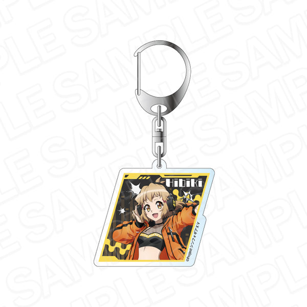 《戰姬絕唱 Symphogear XV》全息投影壓克力鑰匙圈 立花響 DJ 版