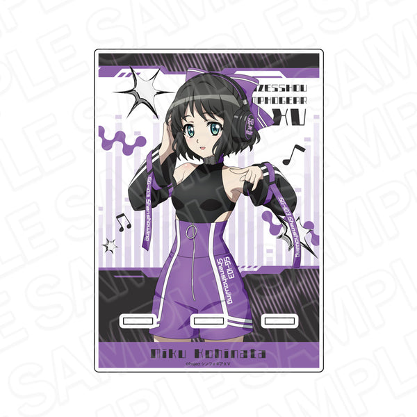 《戰姬絕唱 Symphogear XV》壓克力手機支架 小日向 未來 DJ 版