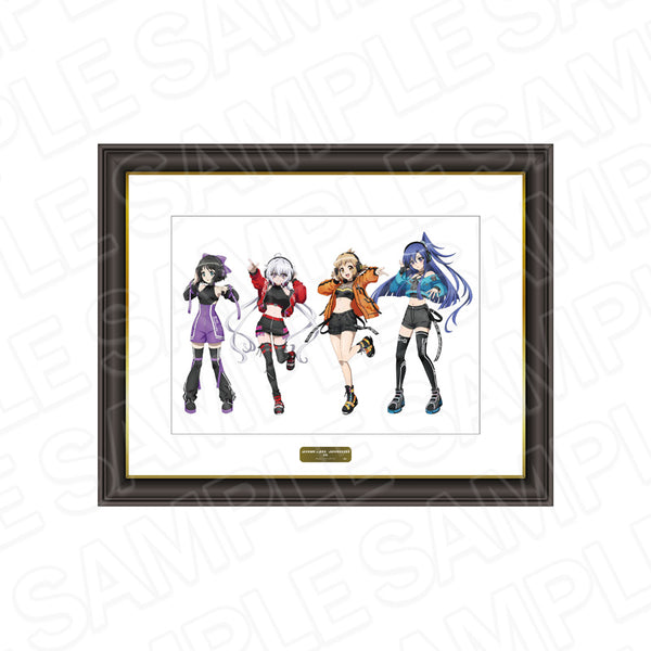 《戰姬絕唱 Symphogear XV》紀念插畫 響&翼&克里斯&未來 DJ 版