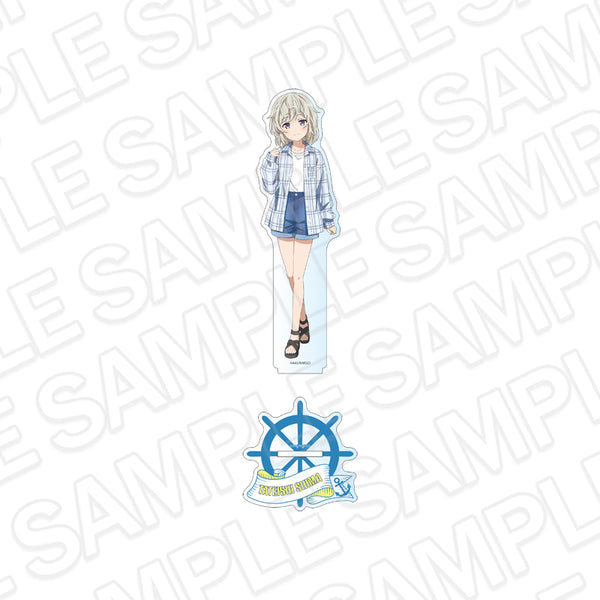 "High School Fleet" Large Acrylic Stand: Shima Tateishi 10th Anniversary Ver.