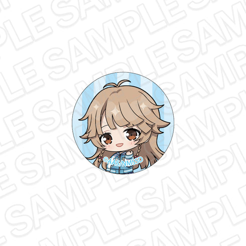 "High School Fleet" Glass Pins: Sachiko Nasa 10th Anniversary Mini-Character Ver.
