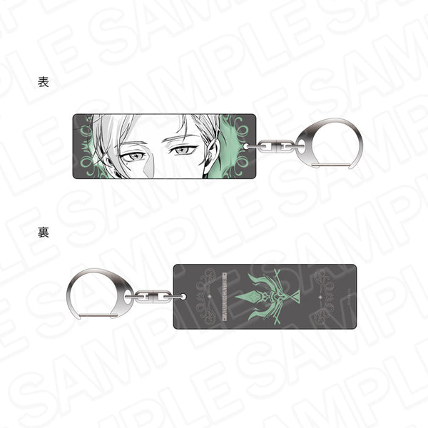 "The Case Files of the Undecided" Plate Keychain: Rei Morizuki 5th Anniversary Event Ver.