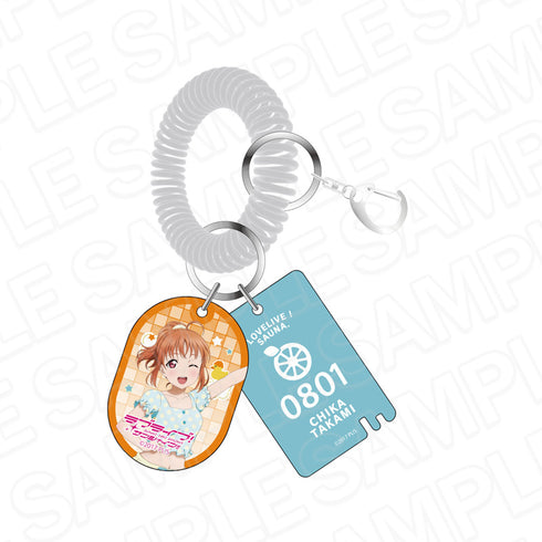 『ラブライブ!サンシャイン!!』銭湯風アクリルキーホルダー 高海千歌 サウナ ver.