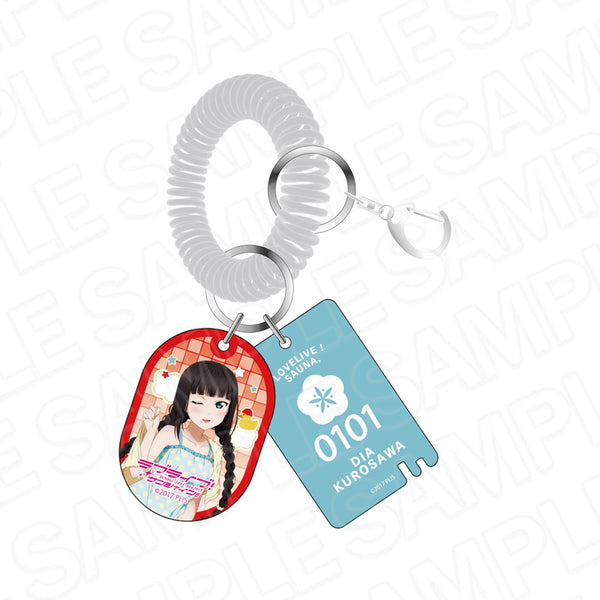 《Love Live! Sunshine!!》澡堂風壓克力鑰匙圈 黑澤鉆石 桑拿版