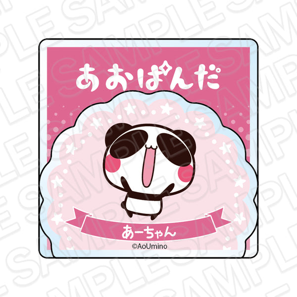 《蓝熊猫》亚克力便签夹 阿酱