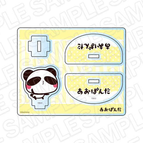 《藍熊貓》搖搖晃晃壓克力立牌 雀躍