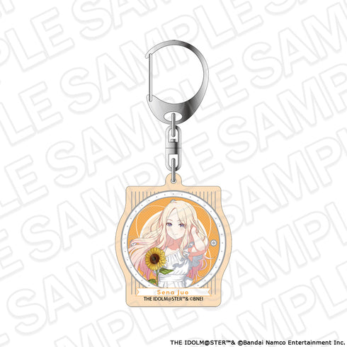 『学園アイドルマスター』オーロラアクリルキーホルダー 十王星南 sunflower ver.