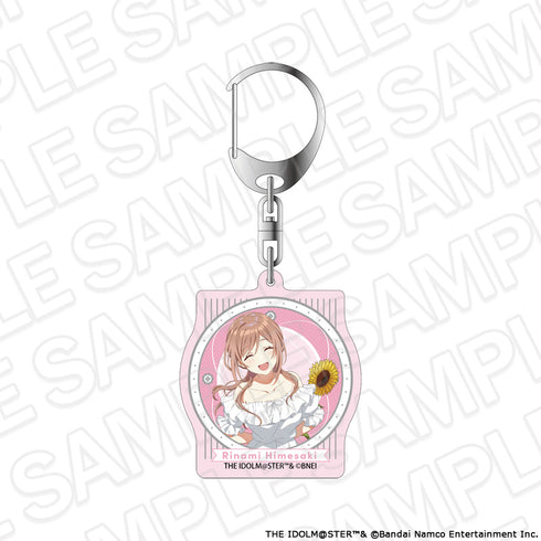 『学園アイドルマスター』オーロラアクリルキーホルダー 姫崎莉波 sunflower ver.
