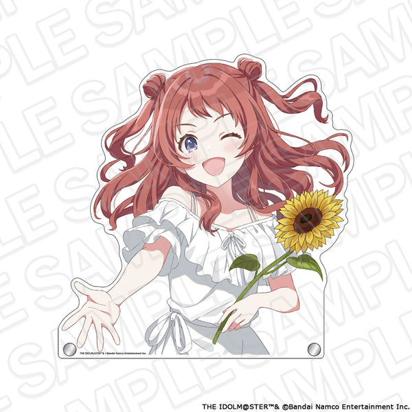 『学園アイドルマスター』特大ダイカットアクリルボード 花海咲季 sunflower ver.