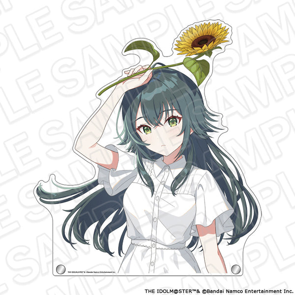 『学園アイドルマスター』特大ダイカットアクリルボード 月村手毬 sunflower ver.