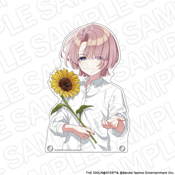『学園アイドルマスター』特大ダイカットアクリルボード 有村麻央 sunflower ver.