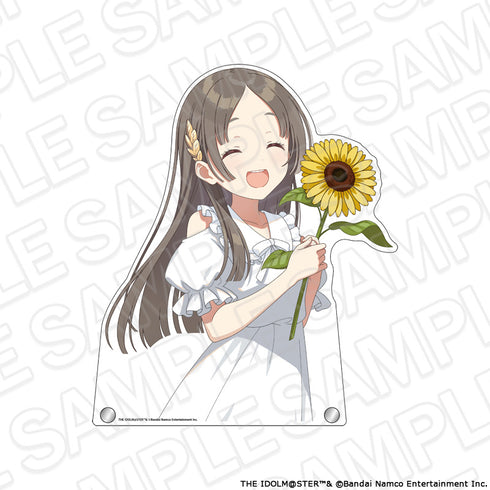 『学園アイドルマスター』特大ダイカットアクリルボード 倉本千奈 sunflower ver.