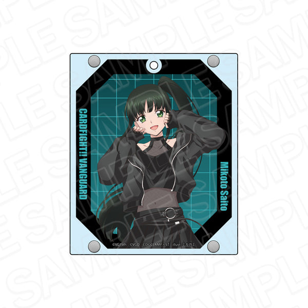 "Cardfight!! Vanguard" Acrylic Pass Case: Mikoto Nishitō (Idol Ver.)