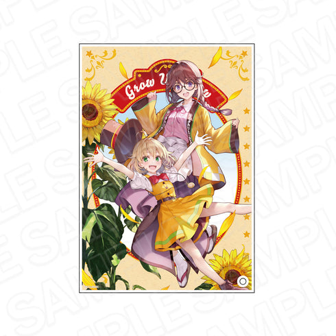 "Grow Up Show ~The Sunflower Circus Troupe~" Mini Acrylic Art: Maria & Rin
