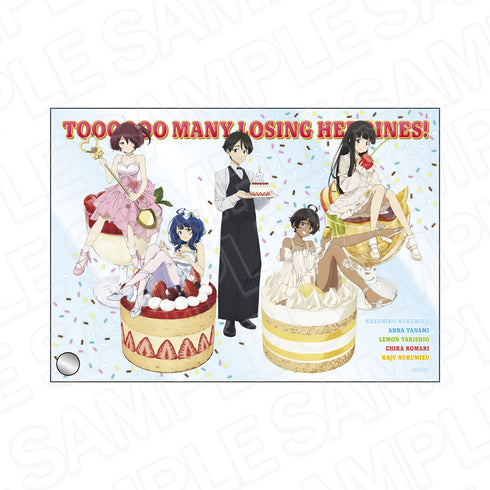 "There Are Too Many Losing Heroines!" Mini Acrylic Art 2nd Anniversary Sweets Ver.