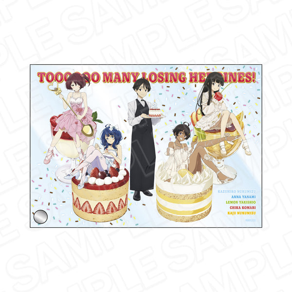 "There Are Too Many Losing Heroines!" Mini Acrylic Art 2nd Anniversary Sweets Ver.