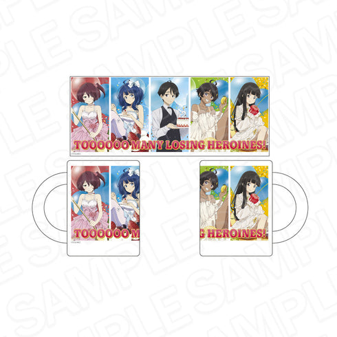 "There Are Too Many Losing Heroines!" Mug - 2nd Anniversary Sweets Ver.