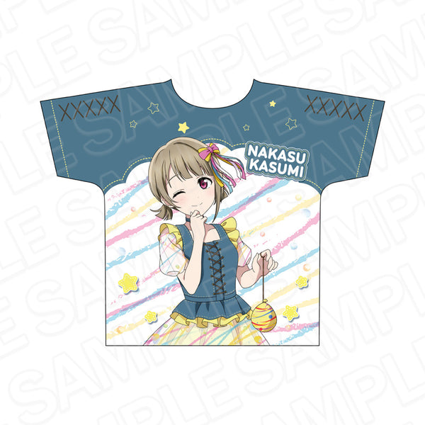 『ラブライブ!虹ヶ咲学園スクールアイドル同好会』フルグラフィックTシャツ 中須かすみ 水風船 ver.