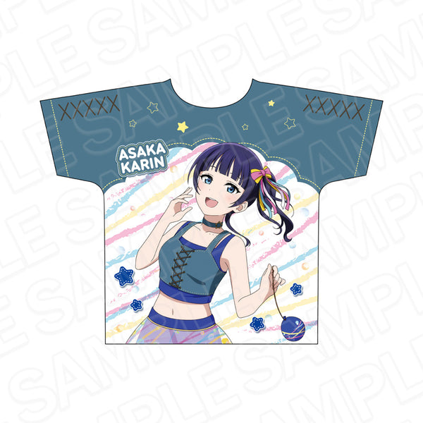 『ラブライブ!虹ヶ咲学園スクールアイドル同好会』フルグラフィックTシャツ 朝香果林 水風船 ver.