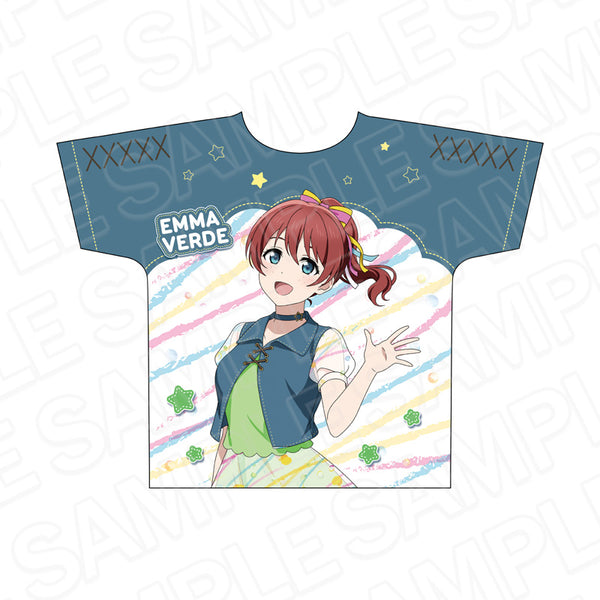 『ラブライブ!虹ヶ咲学園スクールアイドル同好会』フルグラフィックTシャツ エマ・ヴェルデ 水風船 ver.