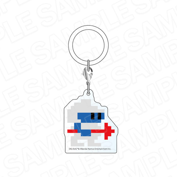 "Namco Game Selection Summer Market" Acrylic Bookmark Charm: Dig Dug