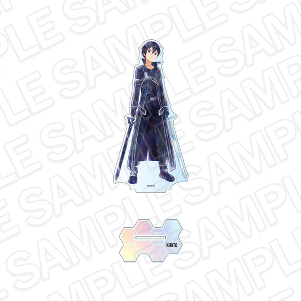 "Sword Art Online" Large Acrylic Stand: Kirito (Crayon Painting Ver.)