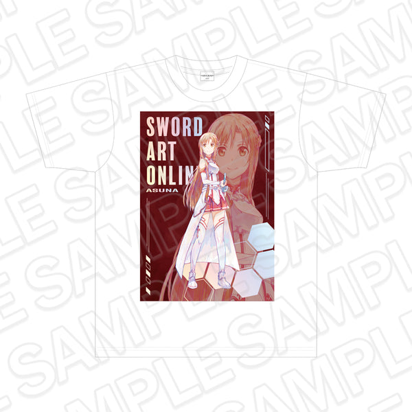 『ソードアート・オンライン』フルカラーTシャツ アスナ crayon painting ver.