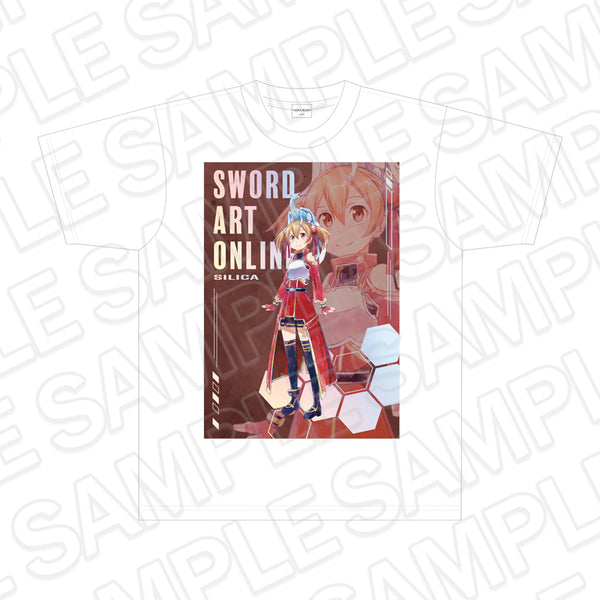 『ソードアート・オンライン』フルカラーTシャツ シリカ crayon painting ver.
