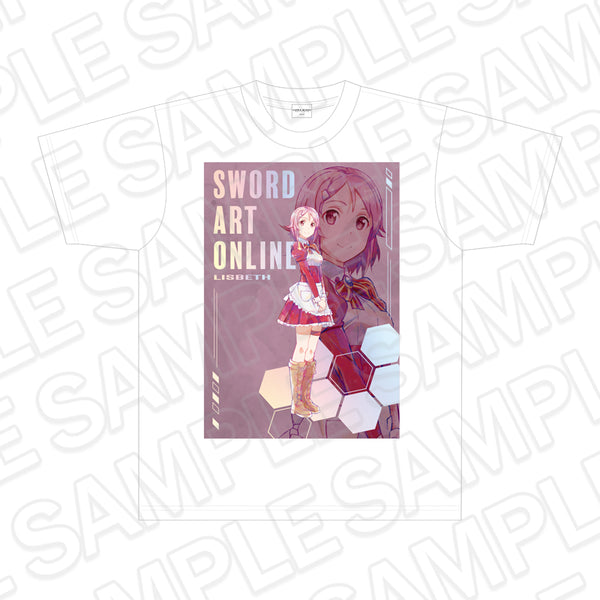 『ソードアート・オンライン』フルカラーTシャツ リズベット crayon painting ver.