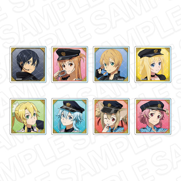 『ソードアート・オンライン』アクリルブロック(ランダム) 怪盗/警察 ver. セット