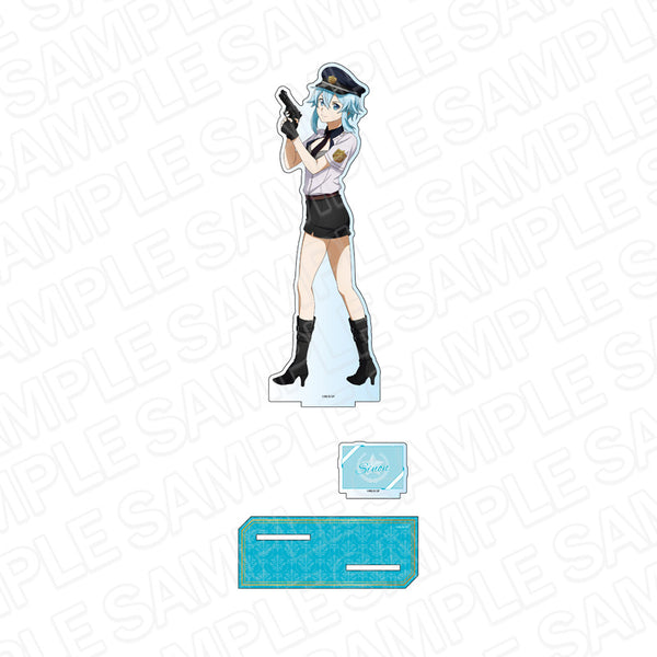 "Sword Art Online" Large Acrylic Stand: Sinon - Phantom Thief/Police Ver.