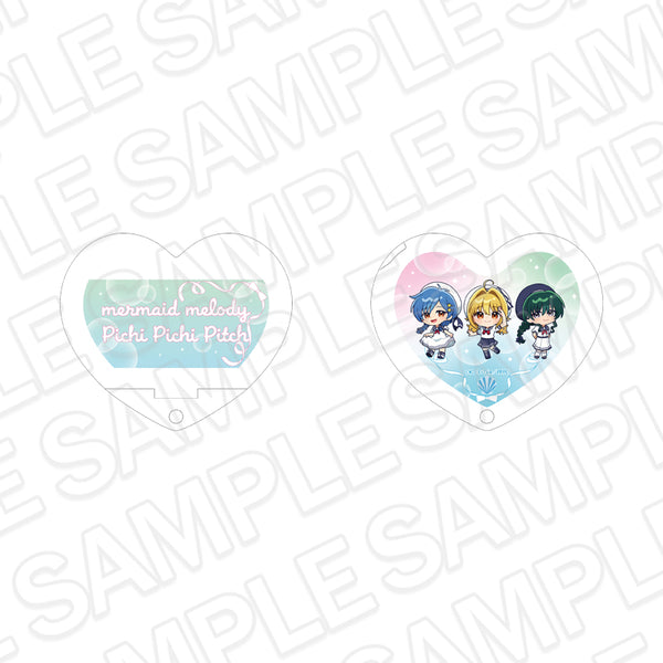 『マーメイドメロディー ぴちぴちピッチ』ハートミラー 七海 るちあ&宝生 波音&洞院 リナ マリンルック デフォルメ ver.