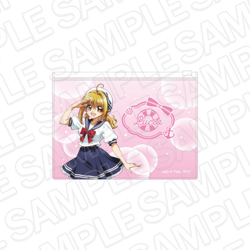 『マーメイドメロディー ぴちぴちピッチ』クリアポーチ 七海 るちあ マリンルック ver.