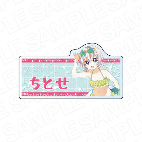 『ゆるゆり』アクリルネームバッジ 池田千歳 水着 ver.