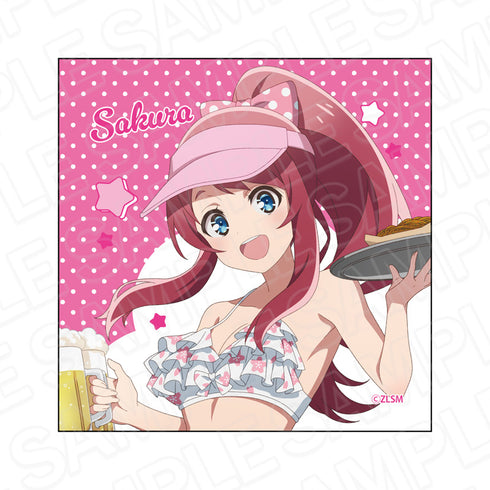 『ゾンビランドサガ ゆめぎんがパラダイス』マイクロファイバー 源さくら 常夏海の家 ver.