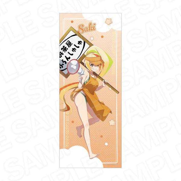 『ゾンビランドサガ ゆめぎんがパラダイス』フェイスタオル 二階堂サキ 常夏海の家 ver.