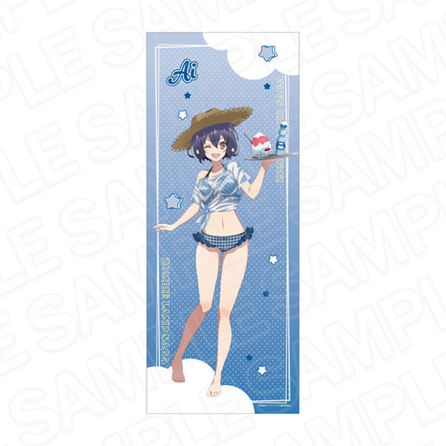 『ゾンビランドサガ ゆめぎんがパラダイス』フェイスタオル 水野愛 常夏海の家 ver.
