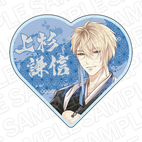 『イケメン戦国 時をかける恋 -永縁-』ハート型アクリルブロック 上杉謙信 11周年 ver.