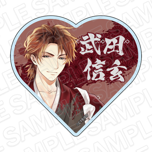 『イケメン戦国 時をかける恋 -永縁-』ハート型アクリルブロック 武田信玄 11周年 ver.