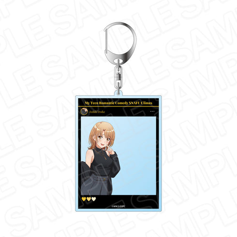『やはり俺の青春ラブコメはまちがっている。完』SNS風アクリルキーホルダー 一色いろは エレガント ver.