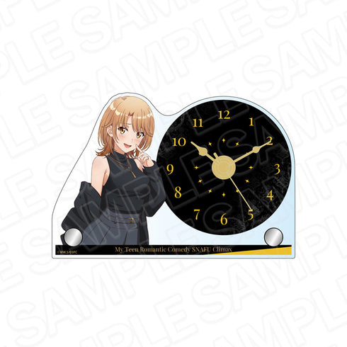 『やはり俺の青春ラブコメはまちがっている。完』ミニアクリルクロック 一色いろは エレガント ver.