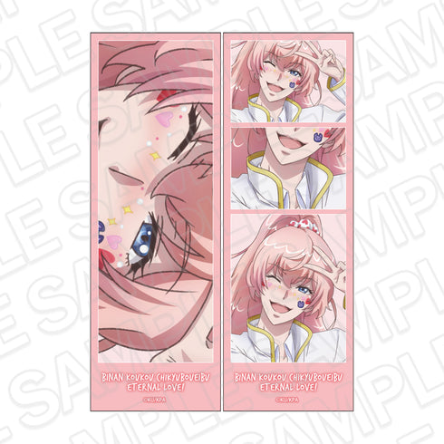 "Handsome High School Earth Defense Club: ETERNAL LOVE!" Photo-Gray-Style Sticker Set: Akuya Gero (Print-Sticker-Style Ver.)