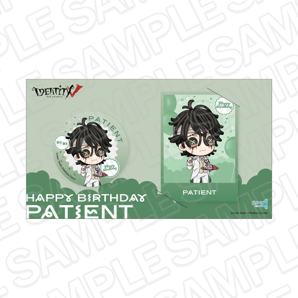 『Identity V』カンバッジ&チェキ風カードセット 患者 Birthday&Characterday 2026 ver.
