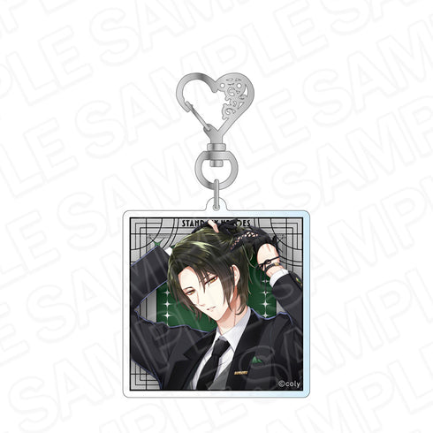 『スタンドマイヒーローズ』ホログラムアクリルキーホルダー 「Hands in Black」 都築誠