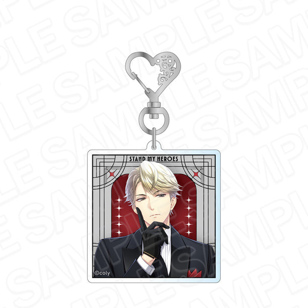 『スタンドマイヒーローズ』ホログラムアクリルキーホルダー 「Hands in Black」 九条壮馬