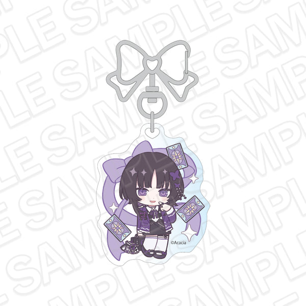 『魔法少女ノ魔女裁判』ホログラムキーホルダー 宝生マーゴ 制服風コーデ デフォルメ ver.